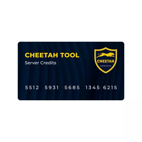 Activación Créditos del servidor Cheetah Tool (10 créditos)